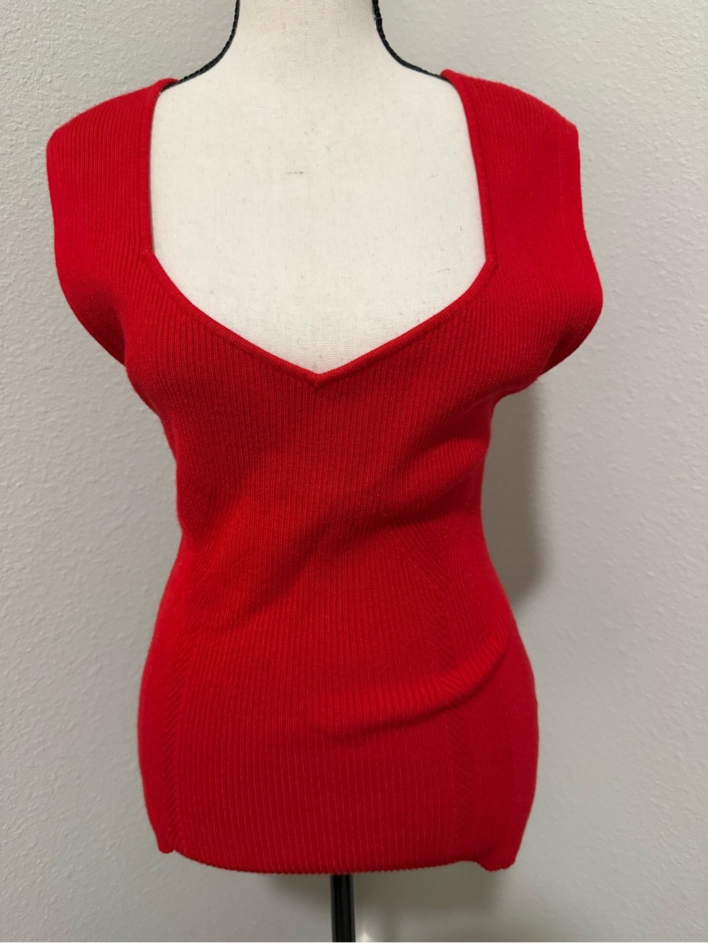 Anthropologie Red Sweater Top, Size L